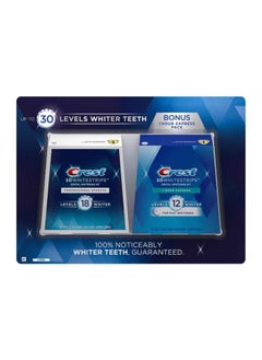 Buy 3D Professional Effect 3D Teeth Whitening Strip Kit Whitening in 1 Hour in UAE