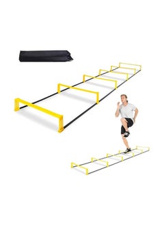 Buy SportQ Ultimate X Speed and Agility Ladder 2 in 1, Speed Hurdles Ladder with Training Hurdles, Elevation Anti-Speed Speed Barrier and Agility Ladder, Speed Training Equipment in Egypt