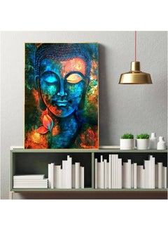 اشتري Abstract Wall Art Colorful Lord Buddhism Canvas Art Painting Modern Home Decoration Posters And Prints Wall Picture For Living Room Wall Decor With Frame 40X50Cm في الامارات