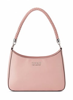 Buy GUESS Curtin Top-Zip Shoulder Bag Pink in Saudi Arabia