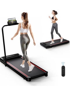 Buy Walking Pad Treadmill for Home 3 in 1 Folding Under Desk Treadmill 2.5HP with Remote Control Portable Walking Running Pad Installation Free Running Exercise Machine for Home and Office Fitness in Saudi Arabia