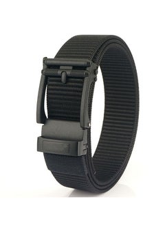 Buy Men's belt Youth student automatic buckle youth nylon tactical braided belt casual everything trend in Saudi Arabia