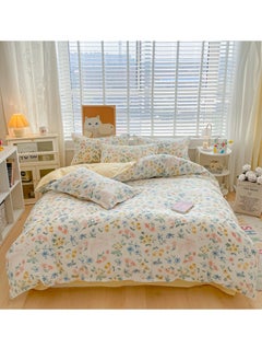 اشتري 4-Piece Set Bedding Modal Quilt Cover Set with 1 Quilt Cover 1 Sheet and 2 Pillowcases 2m Bed (200*230cm) في السعودية