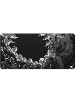 Buy Extended Large Gaming Mouse Pad 100 X 50 cm XXL Full Desk Art style & Mousepad Non-Slip Rubber Base Big Keyboard Mat with Stitched Edges water resist for Gaming from Yasa ( Wolf ) in Saudi Arabia