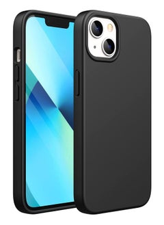 Buy JETech Silicone Case Compatible with iPhone 13 6.1-Inch, Silky-Soft Touch Full-Body Protective Phone Case, Shockproof Cover with Microfiber Lining (Black) in Saudi Arabia