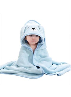 اشتري Baby Bath Towels with Hood for Toddler Infant Newborn,Baby Hooded Towel, Soft Bath Towel for Bathtub for Newborn (Blue) في السعودية