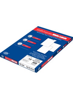 Buy FIS Multipurpose Laser Labels, Colour White, Size 99.1X57MM (10 Stickers x 100 Sheet)  1000 Labels, Size : A4 (21X29.7 CM) , Pack of 100 Sheets -FSLA10-2-100 in UAE