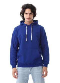 اشتري Long Sleeves Fleeced Hoodie_Royal Blue في مصر