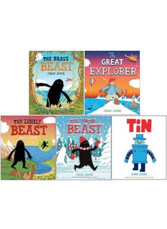 Buy Chris Judge 5 Books Collection Set (The Brave Beast, The Great Explorer, The Lonely Beast, The Snow Beast, TiN) in UAE