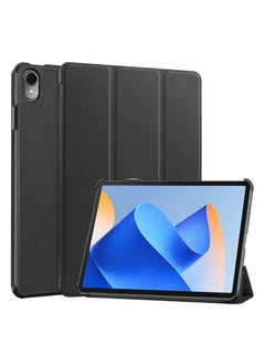 Buy Slim Stand Hard Back Shell Smart Cover Case for Huawei  MatePad SE 11 inch, Auto Wake/Sleep Black in Saudi Arabia