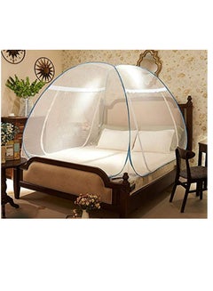 Buy Classic 180 X 200 Cm Foldable Mosquito Net For Double Bed Polyester in UAE