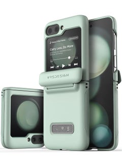 Buy Terra Guard Modern Samsung Galaxy Z Flip 5 Case Cover (2023) with [Hinge Protection] - Marine Green in UAE