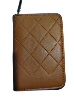 Buy Leather Zipper Wallet for Men Small 11 Card Holder in Egypt