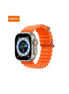 Buy Richie Ra21 Smart Watch, Silver Case and Orange Strap in Egypt