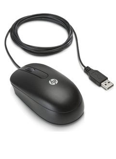 اشتري Basics 3-Button Wired USB Computer Mouse, Black في الامارات