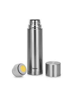 اشتري Coffee Thermos Double Wall Vacuum Flask 750ml Metallic Silver 304 Food Grade Stainless Steel, Up To 12Hours  Thermal Water Bottle for Tea Hot & Cold Drinks, Sealed Insulated Jug Water Flasks Bottles في الامارات