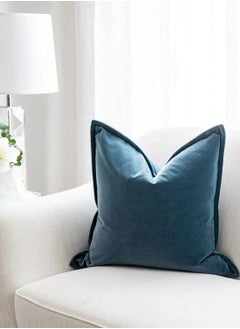 Buy Cushion Alessandra Sky (with filler) Pillow Knot Home Cover Set for Modern Sofa Contemporary Living Room Bedroom and Office Soft Washable in UAE