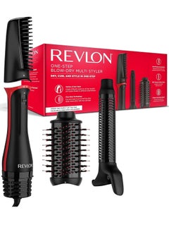 Buy One Step Multi Styler 3 in 1 Dryer, Volumizer and Curler with 3 Attachments - Detachable Head - RVDR5333 Black in UAE