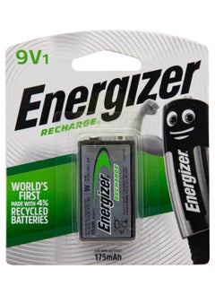 اشتري 1-Piece 9 Volt Size Rechargeable Battery في الامارات