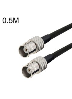 Buy BNC Female To BNC Female RG58 Coaxial Adapter Cable, Cable Length:0.5m in Saudi Arabia