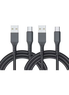 Buy 2 Pack 10FT Charger Charging Cable for PS5 Controller/for Xbox Series X/for Xbox Series S Controller, Replacement USB C Cord Nylon Braided Type-C Ports Accessories for Nintendo Switch in UAE