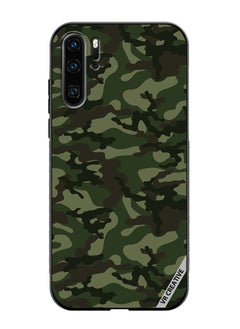 Buy Protective Case Cover For Huawei P30 Pro Camouflage Green Design Multicolour in UAE