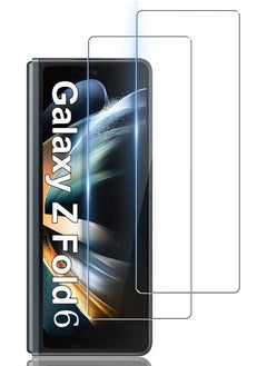 Buy 2 PCS Samsung Galaxy Z Fold 6 Screen Protector, 9H Tempered Glass Screen Protector for Samsung Galaxy Z Fold 6 , Case Friendly, Easy Installation,Anti-Scratch Film in Saudi Arabia