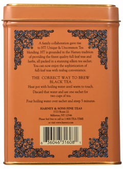 Buy Harney And Sons Caffeinated Hot Cinnamon Sunset Black Tea With Orange And Cloves Tin, 20 Count, Pack Of 3 in UAE