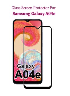 Buy Tempered Glass Screen Protector For Samsung Galaxy A04e - Black in Saudi Arabia