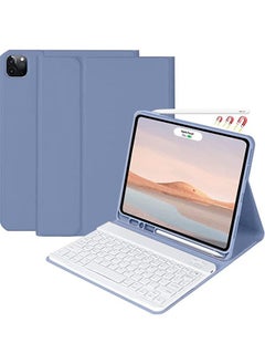 اشتري IPad Pro 12.9 inch 2018-2022 Protector Cover Case with Office Experience Outdoor Travel Keyboard for 12.9-inch iPad Pro 6th Generation, 5th/4th/3rd Generation Wireless Detachable في السعودية