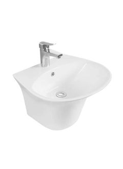 Buy MILANO WALL HUNG WASH BASIN 565X470X380MM - 606 in UAE