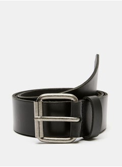 Buy Men's Solid Waist Belt with Pin Buckle Closure in Saudi Arabia