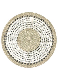 Buy Place Mat Natural Sedge Handmade 37 Cm in Saudi Arabia