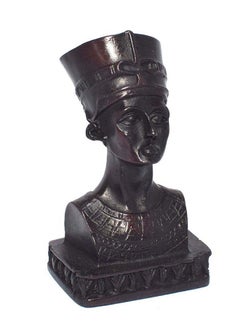 Buy pharaonic Decorative Egyptian Nefertiti Statue ancient Egyptian souvenirs gifts handmade Home decor collectibles Sculptures  (Burguandy - 8 CM Long) in Egypt