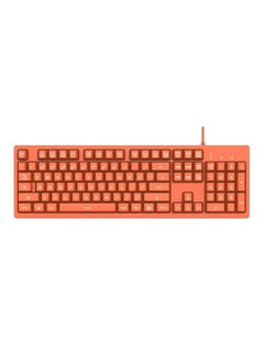 اشتري Ajazz DKS100 104 Keys Office Luminous Game Tea Axis Mechanical Keyboard, Cable Length: 1.5m(Orange) في السعودية