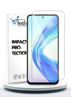 Buy Premium Series Curved Edges 9H 2.5D Tempered Glass Screen Protector For Honor X7b 4G 2023 Clear in UAE