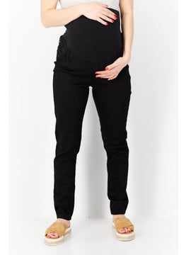 اشتري Maternity Skinny Fit Stretchable Jegging Jeans, Black في الامارات