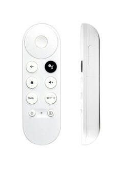 اشتري Replacement Voice Remote Control for Google Chromecast 4K Snow Snow Streaming Media Player G9N9N GA01409 US GA01919 US GA01920 US GA01923 US (Remote Control Only) في السعودية