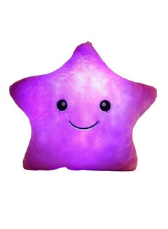 Buy Unique Luminous Glowing Cushion Design LED Star Pillow Purple in UAE