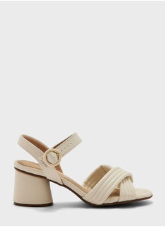 اشتري Multi Strap Mid Heel Sandals في السعودية