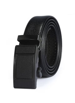 اشتري 130CM Creative Casual Versatile Wear Resistant Leather Automatic Buckle Belt في الامارات