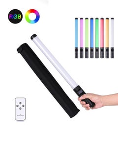 Buy Handheld RGB Colorful Flash Light Wand LED Photography Lighting Bi-color Temperature 3000K-6000K LED Light Stick Speedlight in Saudi Arabia