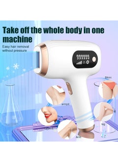 Buy Ice Compress Laser Hair Removal Device Gold Melsya in Saudi Arabia