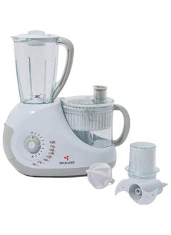 Buy MEBASHI 14-in-1 Food Processor, 1.5 L Bowl, 2 L Blender,(450W) White-Gray (ME-FPS1001WGR) in UAE