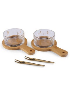 اشتري Cuisineart 6-Piece Dessert Set - Clear في الامارات