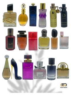 اشتري Mini luxury perfume set for unisex 25 ml (18 pieces) في السعودية