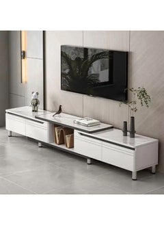 Buy Living Room Modern Shelf Storage Cabinet Table in UAE