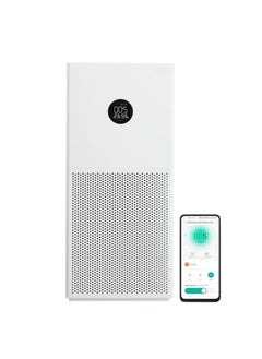 Buy Smart Air Purifier 4 Lite for Home AQI Display HEPA  Carbon Filter trap 99.99% Virus Dust  Odor Large coverage area up to 462 Sq ft App Control RoHS  Allergy Care Certified Alexa  GA(Latest version) in UAE