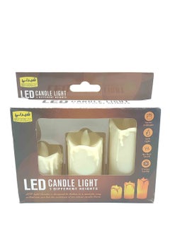 Buy 3-Piece LED Candle Light in Saudi Arabia
