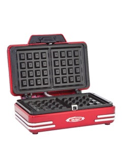 Buy Non Stick Coating Plate Easy To Clean Waffle Maker Red RWM200RECTRED in Saudi Arabia